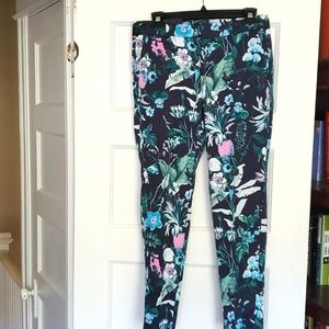 Fun floral Banana Republic slacks
